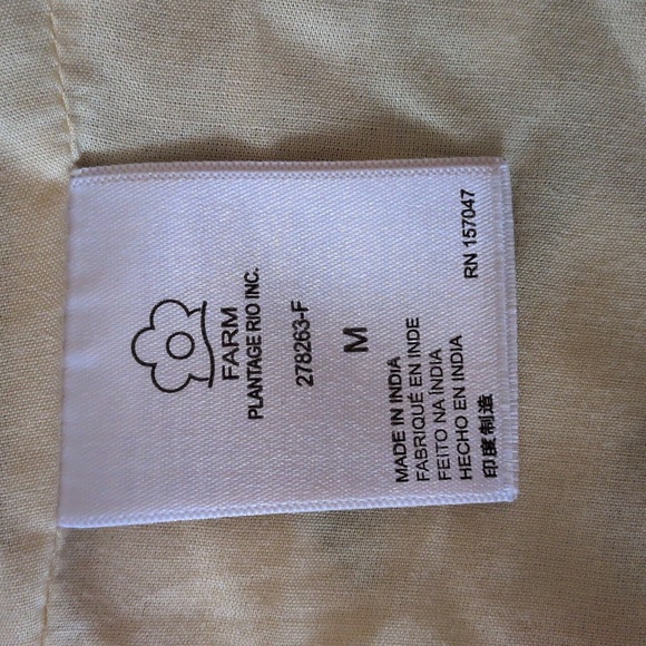 Anthropologie By Farm Rio Button Front Maxi Dress Sz. M - Picture 8 of 10